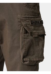 Alpha Industries Szorty materiałowe Crew 176203 Szary Slim Fit. Kolor: szary. Materiał: bawełna #2