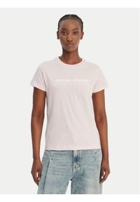 Guess Jeans T-Shirt W6GIC5 K8HM0 Różowy Regular Fit. Kolor: różowy. Materiał: bawełna #1