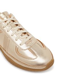 Clarks Sneakersy Meridor Lo 26186585 Złoty. Kolor: złoty. Materiał: skóra #6