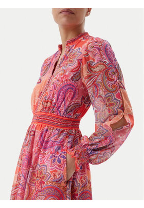 Hale bob - Hale Bob Sukienka letnia 4YDD630A Różowy Regular Fit. Kolor: różowy. Materiał: syntetyk. Sezon: lato