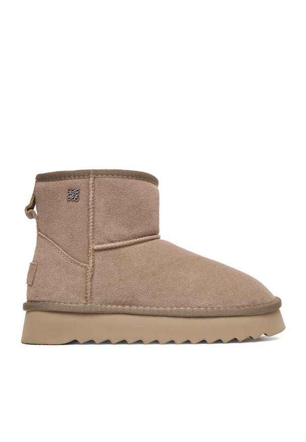 Nine West Śniegowce CEO-NASR-01 Beżowy. Kolor: beżowy. Materiał: skóra, zamsz