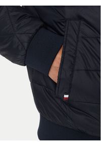 TOMMY HILFIGER - Tommy Hilfiger Kurtka bomber MW0MW36325 Granatowy Regular Fit. Kolor: niebieski. Materiał: syntetyk #4