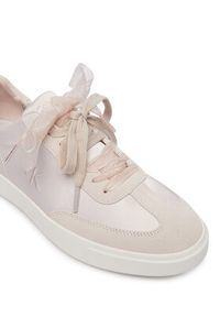 Calvin Klein Sneakersy Low Pro Cupsole Wt Satin Mix HW0HW03288 Brązowy. Kolor: brązowy. Materiał: materiał #2