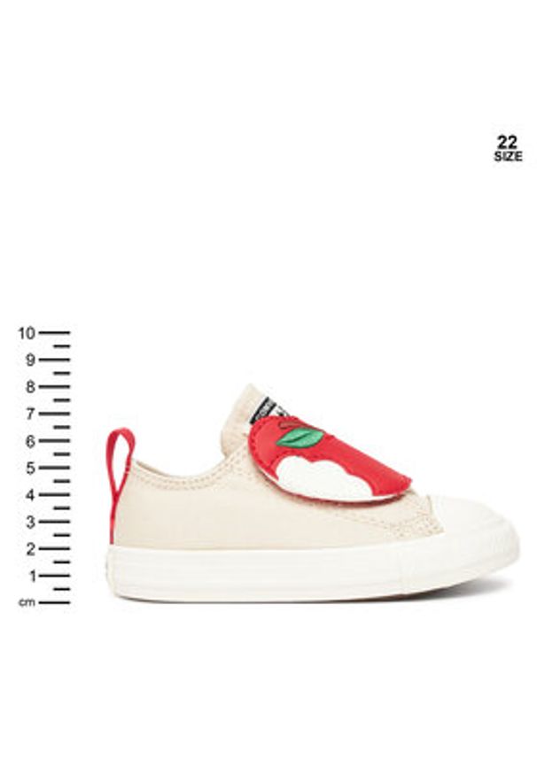 Converse Trampki Chuck Taylor All Star One Strap A13186C Beżowy. Kolor: beżowy. Materiał: materiał