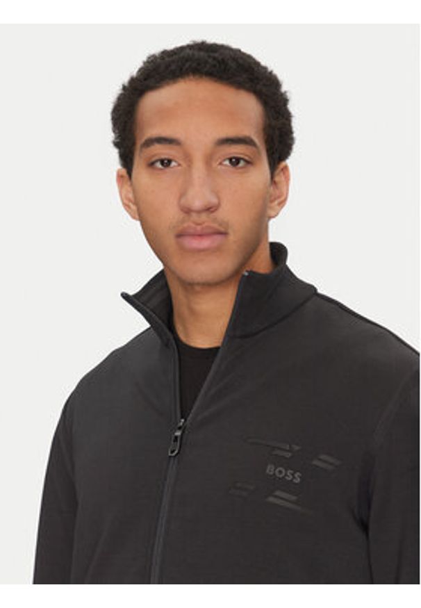 BOSS Bluza Skaz 50530036 Czarny Regular Fit. Kolor: czarny. Materiał: bawełna