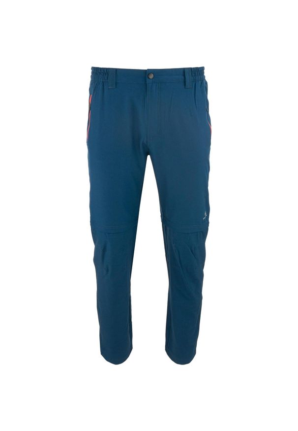 ZSPORT - Męskie Spodnie 2w1 Athl DPT Agostino - Elastyczne i Modne. Kolor: szary, niebieski, wielokolorowy. Sport: turystyka piesza