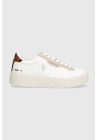 U.S. Polo Assn. sneakersy ASHLEY kolor biały ASHLEY001W/CYN2. Nosek buta: okrągły. Kolor: biały. Materiał: guma #1