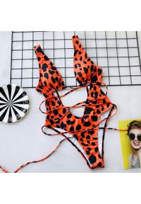 Intica - Jednoczęściowy strój kąpielowy z wycięciami na plażę i basen Rhonda. Materiał: materiał #1