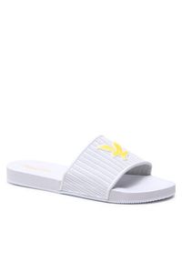 Lyle & Scott Klapki Easy Slide FW1407 Biały. Kolor: biały