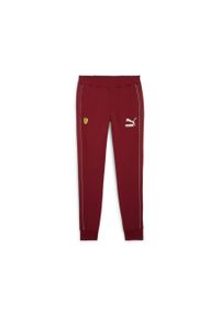 Puma Spodnie Ferrari Race Icons T7 62519909. Kolor: czerwony