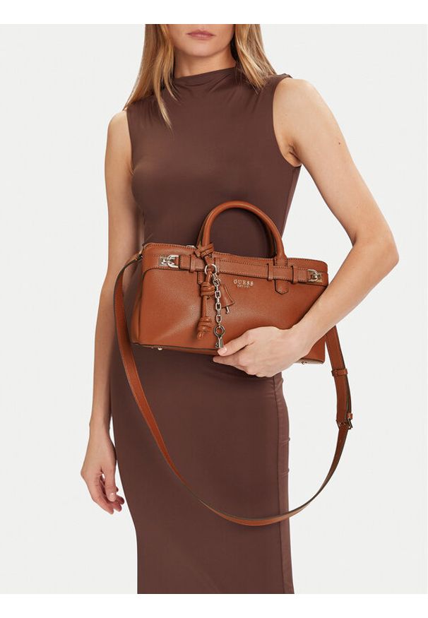 Guess Torebka Gregoria HWBG85 46060 Brązowy. Kolor: brązowy. Materiał: skórzane
