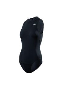 Strój pływacki jednoczęściowy damski ZONE3 OWS Renew High Neck. Kolor: czarny #1