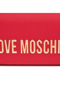 Love Moschino - LOVE MOSCHINO Torebka JC4103PP1IKD0500 Czerwony. Kolor: czerwony. Materiał: skórzane #4