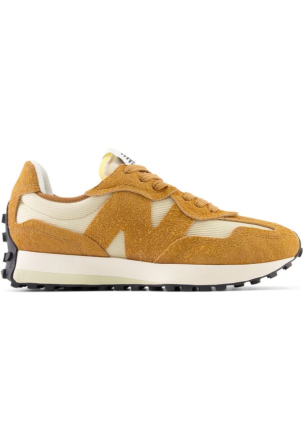 Buty unisex New Balance U327WCI – brązowe. Okazja: na co dzień. Kolor: brązowy. Materiał: dresówka, guma, zamsz, materiał, skóra, prążkowany. Szerokość cholewki: normalna