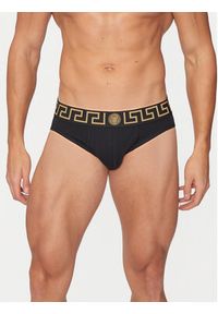 VERSACE - Versace Komplet 2 par slipów AU10180 1A10011 Czarny. Kolor: czarny. Materiał: bawełna #3