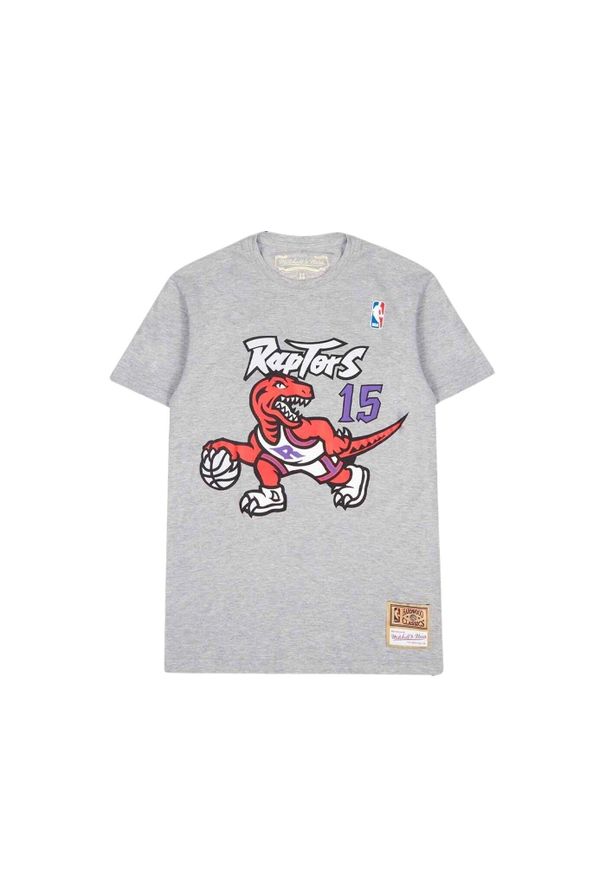 Mitchell & Ness - Koszulka Toronto Raptors. Kolor: szary. Sport: koszykówka
