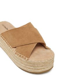 DeeZee Espadryle 42422 Brązowy. Kolor: brązowy. Materiał: materiał