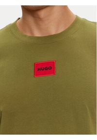 Hugo T-Shirt Diragolino212 50447978 Zielony Regular Fit. Kolor: zielony. Materiał: bawełna #5