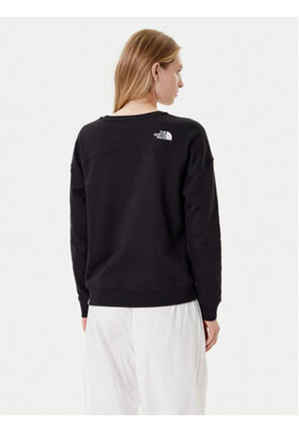 The North Face Bluza Drew Peak Crew NF0A3S4G Czarny Regular Fit. Kolor: czarny. Materiał: bawełna
