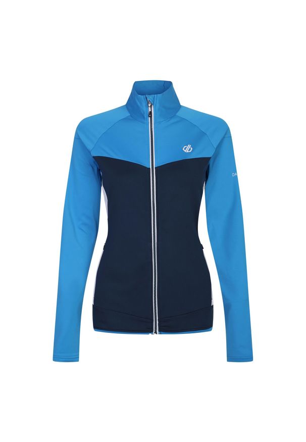 DARE 2B - Damska Bluza Szybkoschnąca Elation II. Kolor: szary, niebieski, wielokolorowy. Sezon: zima. Styl: sportowy. Sport: turystyka piesza