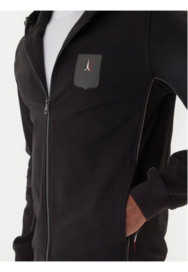 Aeronautica Militare Dres 252TF0101UF00667 Czarny Regular Fit. Kolor: czarny. Materiał: wiskoza