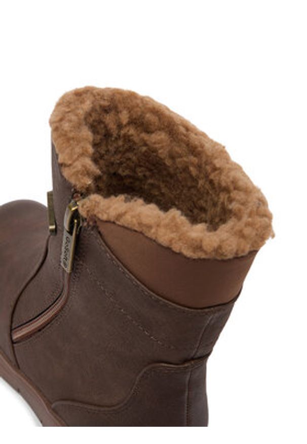 Go Soft Botki CEO-INES WS5921-03 Brązowy. Kolor: brązowy. Materiał: materiał