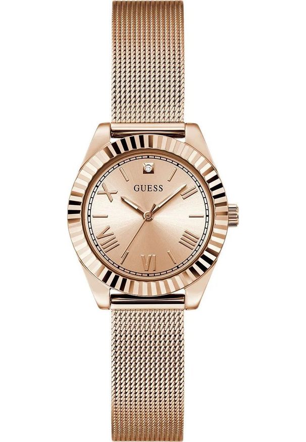 Zegarek damski Guess GW0842L3 różowe złoto. Kolor: złoty, wielokolorowy, różowy