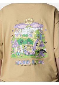 The North Face T-Shirt Unisex Mountain Cleanup NF0A8C4D Beżowy Oversize. Kolor: beżowy. Materiał: bawełna #4