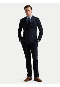 Polo Ralph Lauren Koszula 710829480001 Błękitny Custom Fit. Typ kołnierza: polo. Kolor: niebieski. Materiał: bawełna #4