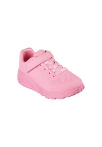 skechers - Buty do chodzenia dla dzieci Skechers Npnk Uno Lite. Zapięcie: rzepy. Kolor: różowy. Materiał: materiał, syntetyk. Szerokość cholewki: normalna. Sport: turystyka piesza