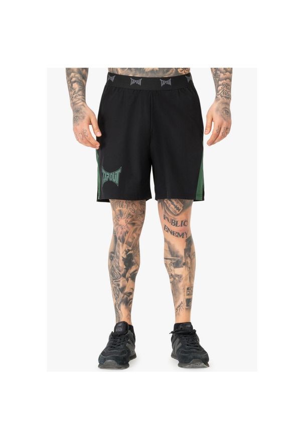 TAPOUT - Krótka klasyczna coupe Tapout. Kolor: czarny, zielony, wielokolorowy. Długość: krótkie. Sezon: lato. Sport: fitness