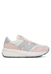 New Balance Sneakersy GS370AK Różowy. Kolor: różowy. Materiał: zamsz, skóra #1