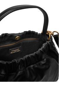 TOMMY HILFIGER - Tommy Hilfiger Torebka Soft Leather Mini Crossover AW0AW18306 Czarny. Kolor: czarny. Materiał: skórzane #4