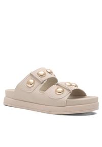 DeeZee Klapki WS6099-01 Beżowy. Kolor: beżowy. Materiał: syntetyk