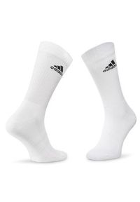 Adidas - adidas Zestaw 3 par wysokich skarpet unisex Cush Crw 3PP DZ9356 Biały. Kolor: biały. Materiał: materiał #3
