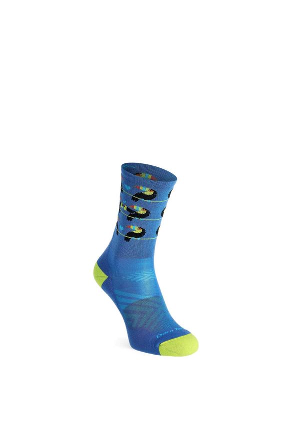 DARN TOUGH - Skarpety damskie Darn Tough Toco Loco Micro Crew Ultra-Lightweight with Cushion. Kolor: niebieski