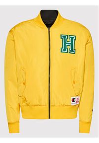 Champion Kurtka bomber Unisex STRANGER THINGS Hawkins 217754 Żółty Regular Fit. Kolor: żółty. Materiał: syntetyk #6