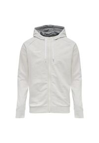 Bluza z kapturem sportowa męska Hummel Go Cotton Zip Hoodie. Typ kołnierza: kaptur. Kolor: szary. Sport: taniec, joga i pilates