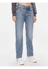 Calvin Klein Jeans Jeansy Low Rise Straight J20J222437 Granatowy Straight Fit. Kolor: niebieski