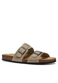 Geox Klapki U Sandal Ghita U159VB 00032 C1018 Szary. Kolor: szary. Materiał: skóra, nubuk #5