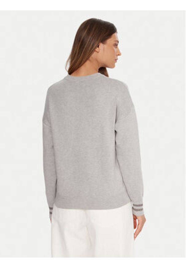 Guess Sweter W5BR42 Z26I2 Szary Relaxed Fit. Kolor: szary. Materiał: wiskoza
