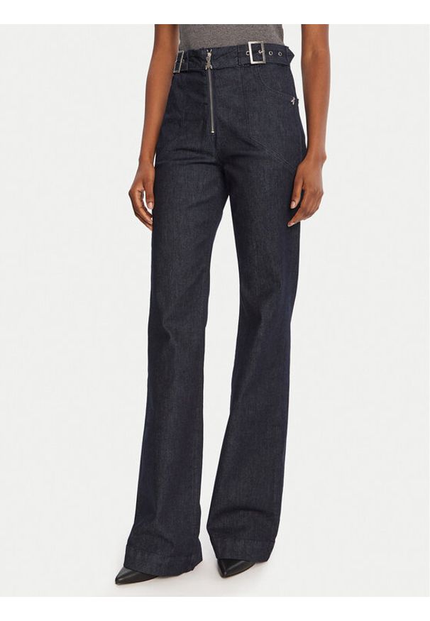 Patrizia Pepe Jeansy 8P0743 D117 S725 Granatowy Regular Fit. Kolor: niebieski