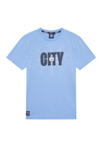 MANCHESTER CITY - Koszulka Manchester City 'City' dla dorosłych. Kolor: niebieski. Sport: piłka nożna
