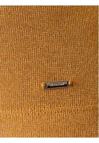 Morgan Top 251-DIDONI Żółty Slim Fit. Kolor: żółty. Materiał: wiskoza #3