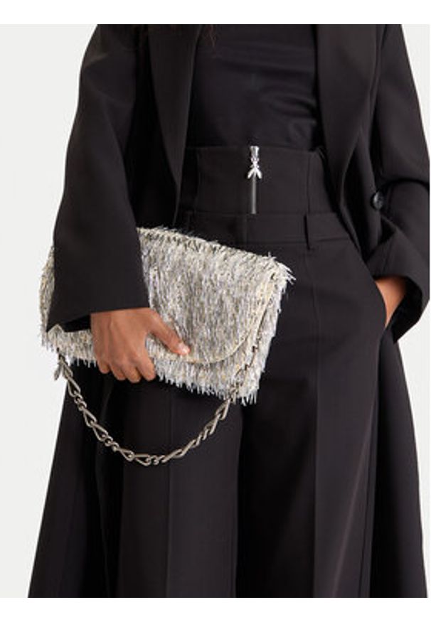 Patrizia Pepe Torebka 2B0156/A672-FG52 Srebrny. Kolor: srebrny
