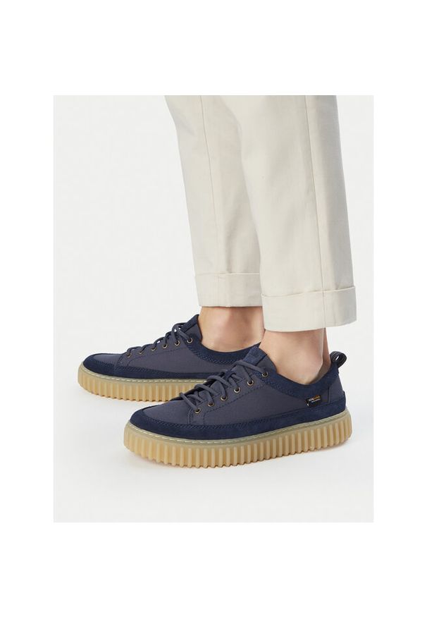 Sneakersy Clarks. Kolor: niebieski