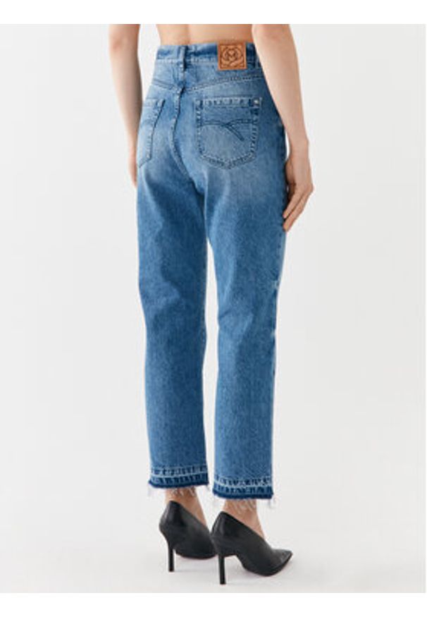 Marella Jeansy 2331860237 Niebieski Mom Fit. Kolor: niebieski