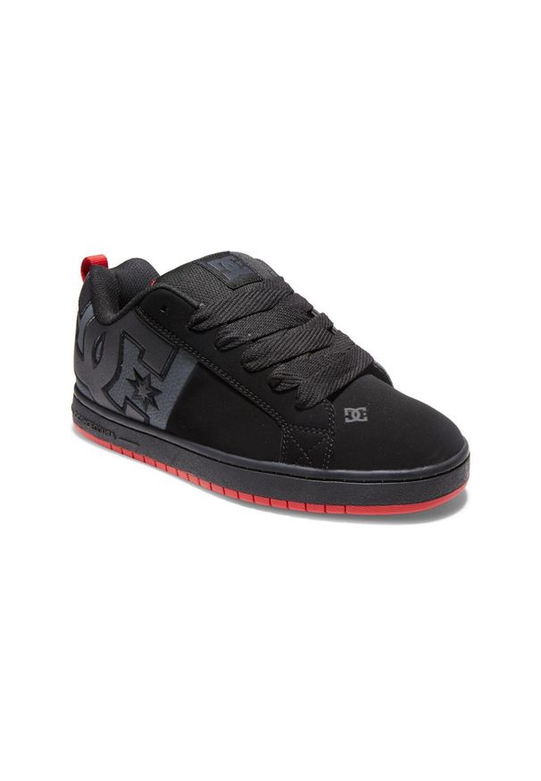 DC Shoes - Buty dla Mężczyzn COURT GRAFFIK SQ Czarny. Kolor: wielokolorowy. Materiał: skóra, guma, tkanina. Szerokość cholewki: normalna