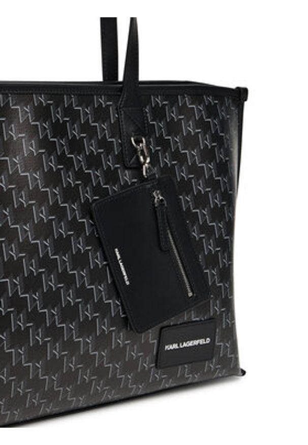 Karl Lagerfeld - KARL LAGERFELD Torebka A1W30183 Czarny. Kolor: czarny. Materiał: skórzane