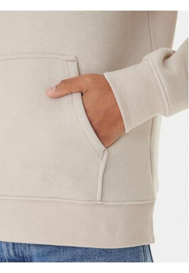 Tommy Jeans Bluza Flag DW0DW19958 Beżowy Regular Fit. Kolor: beżowy. Materiał: bawełna